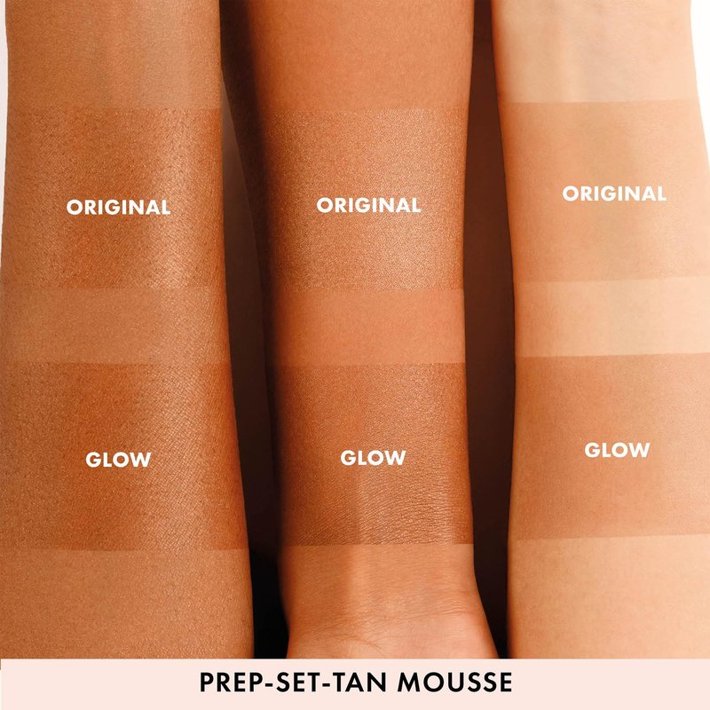 ICONIC LONDON Prep Set Tan Mousse | Long Lasting, Sun Kissed Skin, Bronze Glow, Cruelty-Free, Vegan Makeup, Glow