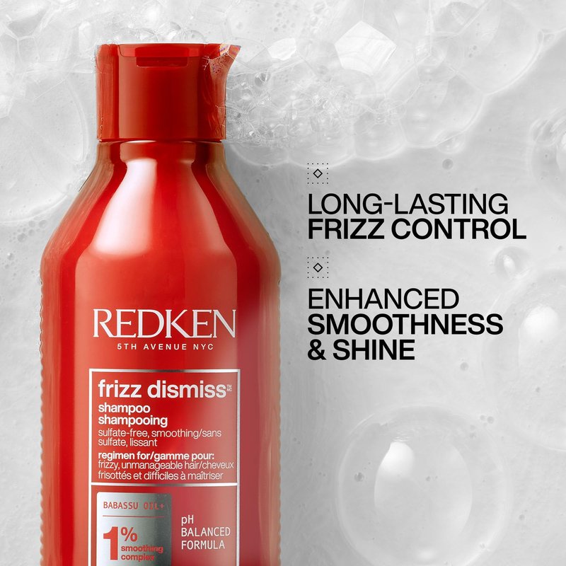 Redken Frizz Dismiss Shampoo | For Frizzy Hair | Smooths Hair & Manages Frizz