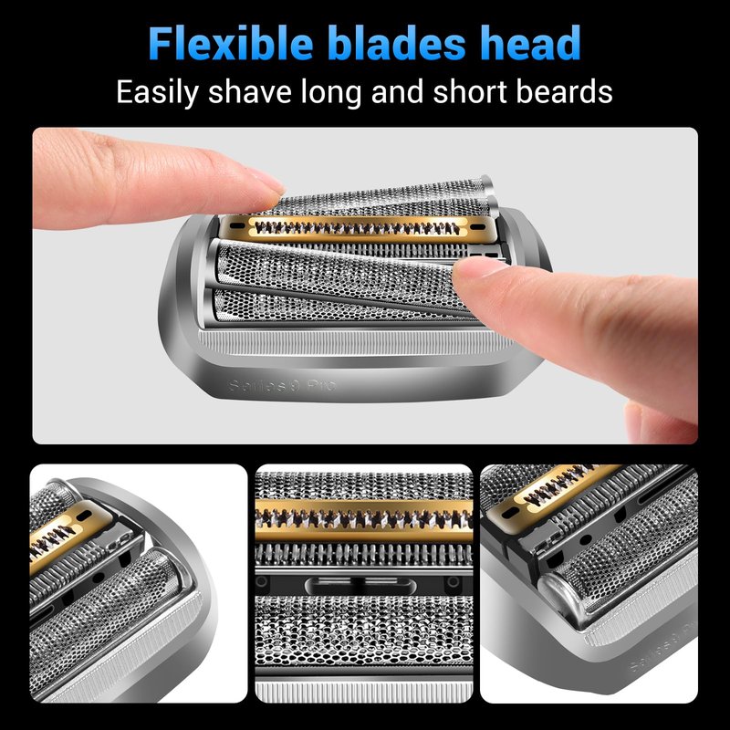 94M Replacement Heads Compatible with Series 9 Electric Shaver Replacement blades,for s9 Sport Replacement Head and Series 9 Pro Electric Razors 9290cc,9291cc,9370cc,9293s,9385cc,9390cc