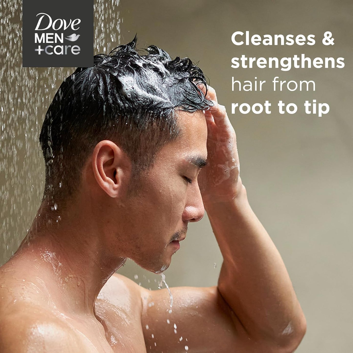 Dove Men+Care 2-in-1 Shampoo & Conditioner - Fortifying Hair Care with Calcium | 25.4 oz, 4 Count