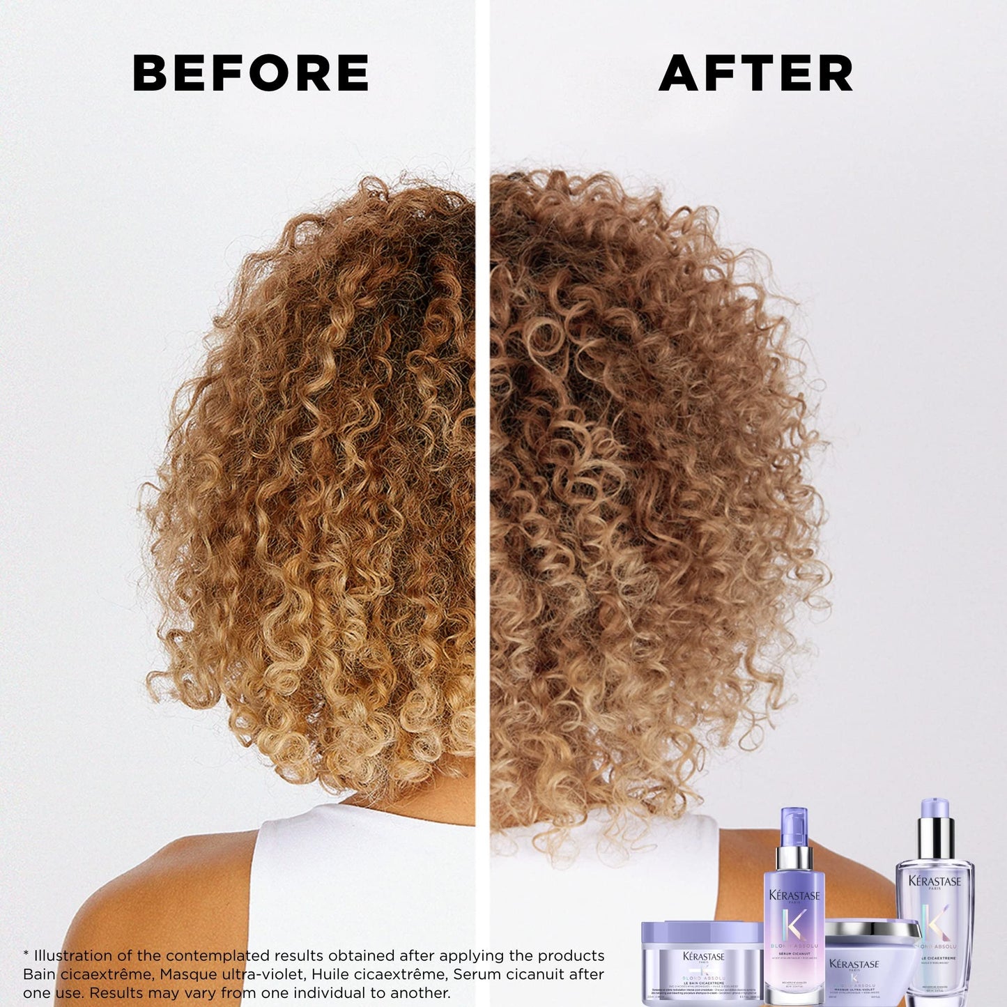 Kerastase Blond Absolu Cicaextreme Strengthening Hair Oil | For Damaged, Bleached and Highlighted Hair | Repairs and Strengthens | With Hyaluronic Acid & Edelweiss Flower | 3.4 Fl Oz