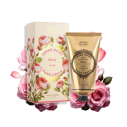 Panier des Sens – Rose Hand Cream – Moisturizing Hand Lotion for Dry Skin – Premium French Hand Cream, Softening Care for Women, 97% Natural Ingredients, 2.5 Fl Oz