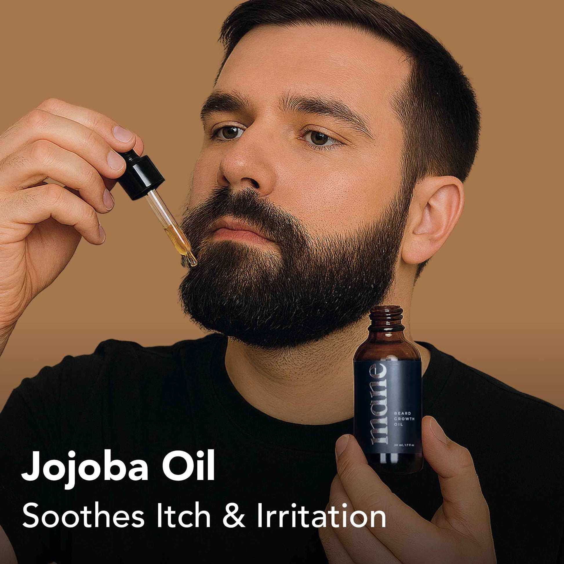 Beard Care Oil for Men (30ml) – Nourishing Blend with Jojoba & Sesame Seed Oils for Thicker-Looking, Fuller Beard Appearance – Hydrating and Conditioning Formula for Beard & Mustache