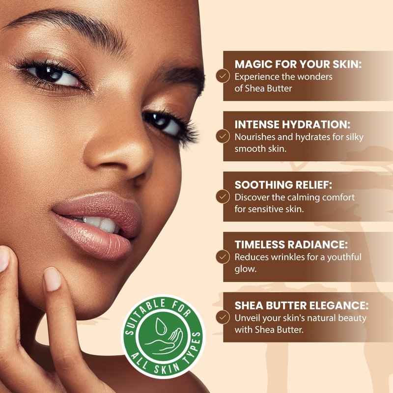 Plant Guru Raw African Shea Butter 32 oz. Bulk 100% Pure Natural Unrefined YELLOW - Ideal Moisturizer For Dry Skin, Body, Face And Hair Growth. Great For DIY Soap and Lip Balm Making.