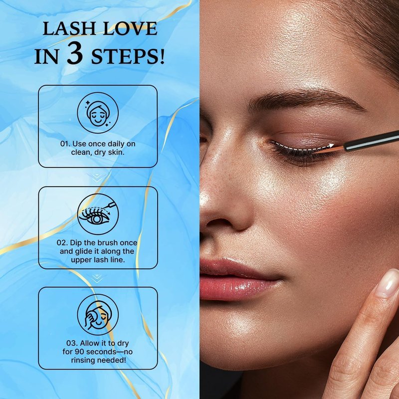 VieBeauti Eyelash Growth Serum 5mL – Lash Serum for Longer, Fuller & Thicker Looking Lashes, Advanced Nourishing Formula, Vegan & Cruelty-Free, Gentle for Sensitive Eyes
