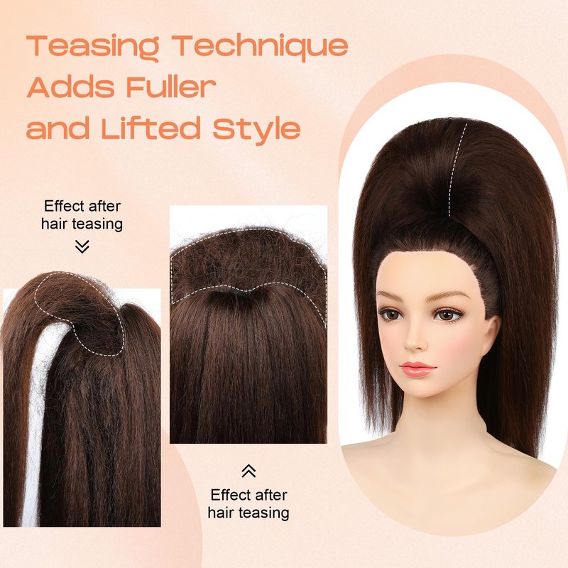 SEIKEA Cheer Ponytail Hair Piece, 100% Super Protein Fiber Straight Cheerleader Hairpiece Lightweight Silky Smooth Fluffy 18" Ponytail Extension for Cheerleader Competition, Dance Blonde