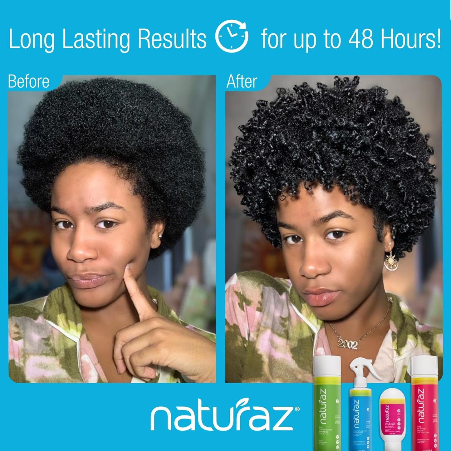 Curly Hair Detangler Spray - Natural Leave-In Conditioner for Kids & Adults | Softens Dry, Damaged Curly Hair - 8 fl oz