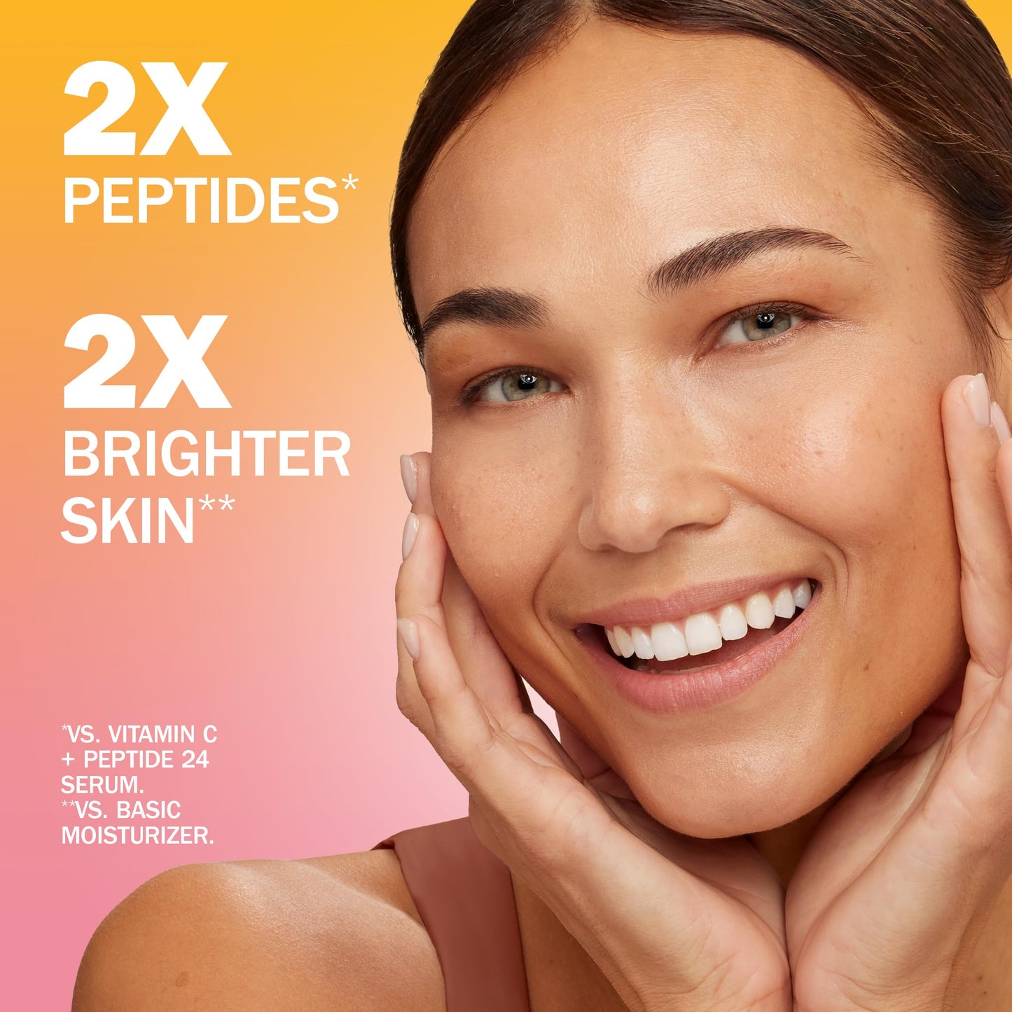 Olay Vitamin C Max Brightening Face Serum, Vitamin C Face Serum with Peptides, Brightening Face Serum for Radiance, Even Tone, Antioxidant Facial Serum for Glowing Skin, 1.3 Fl Oz