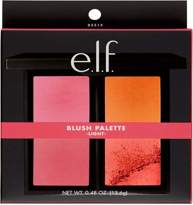 e.l.f. Powder Blush Palette - 4 Tonal Shades for Flawless Cheeks | 0.56 oz.