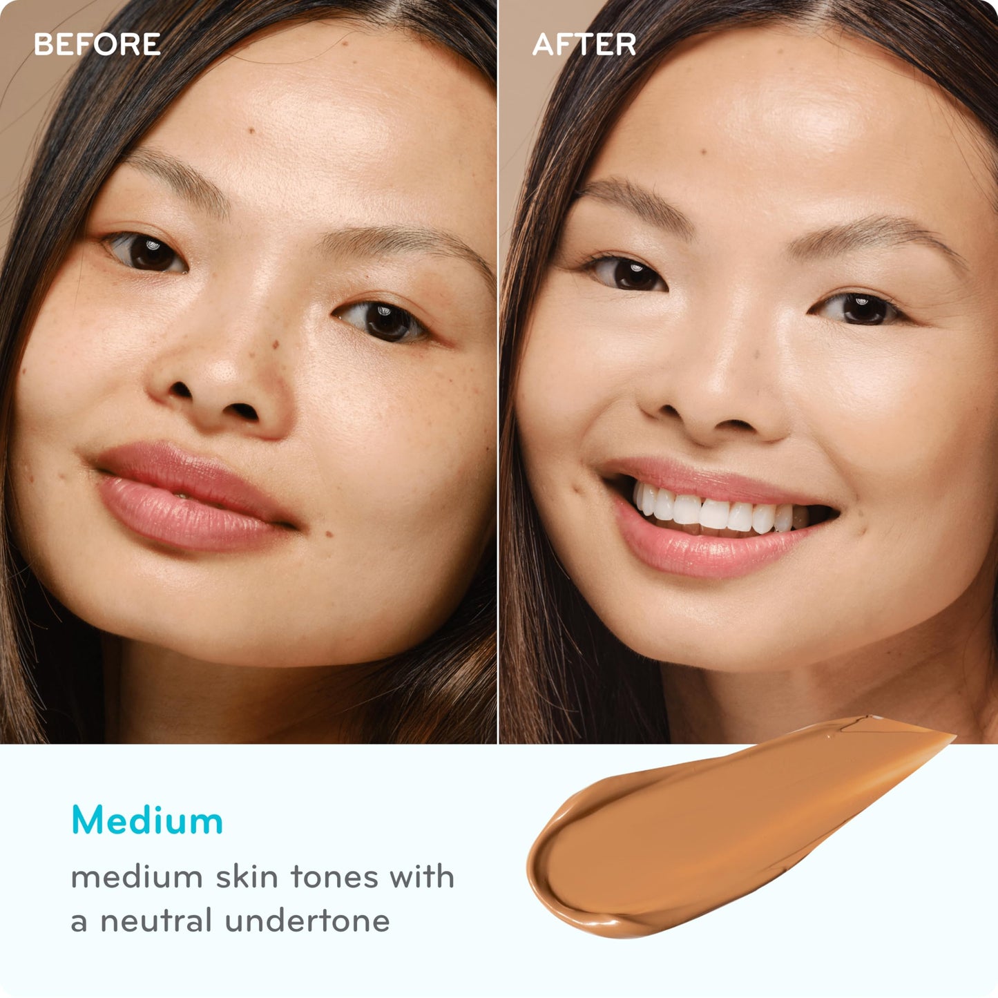 pūrlisse Perfect Glow BB Cream SPF 30 - Luminous Matte Tinted Moisturizer with SPF - Korean Skin Care Formula with Goji & Hawthorn Berry to Hydrate, Brighten & Even Skin - Medium (1.4 oz)