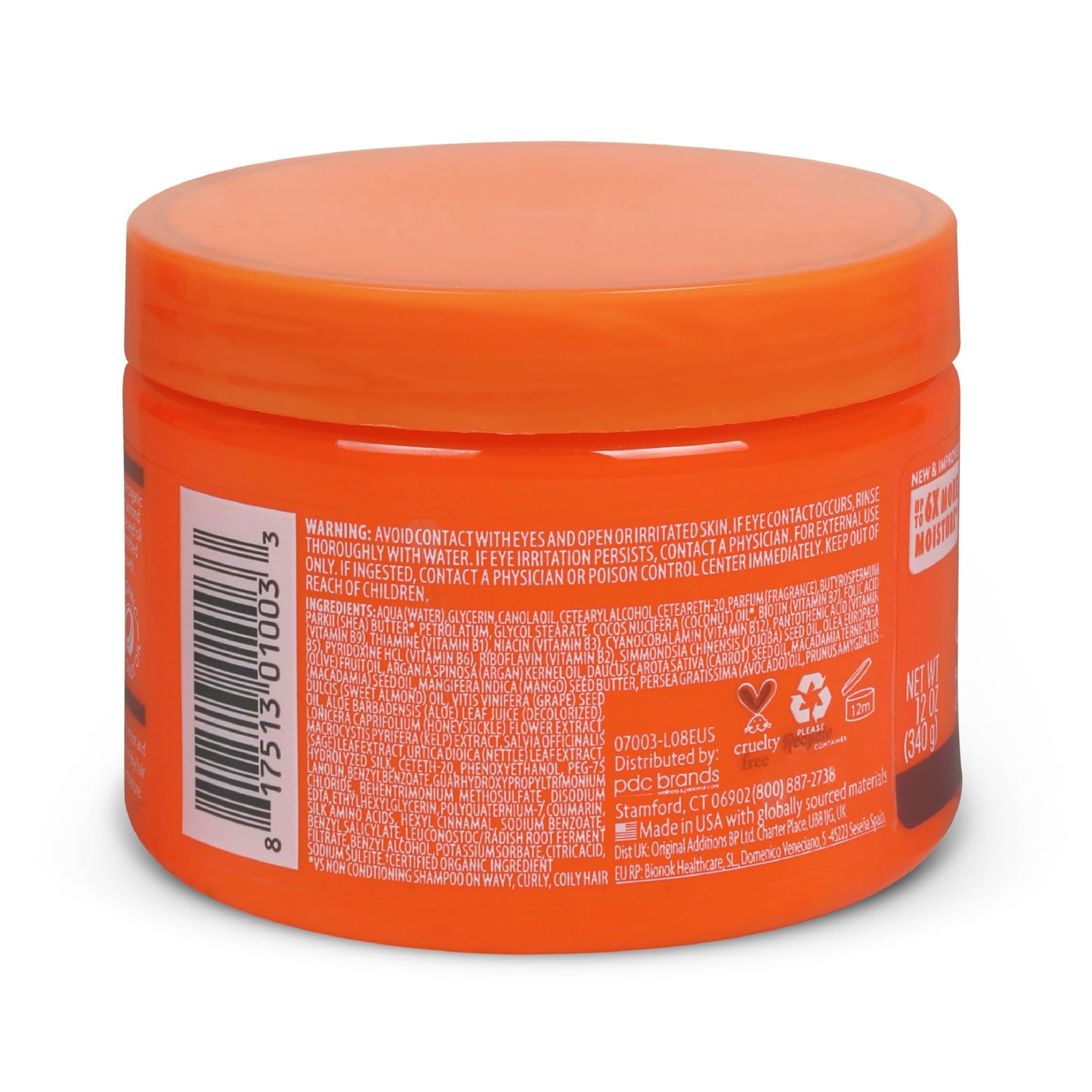 Cantu Coconut Curling Cream with Shea Butter for Natural Hair, 12 oz
