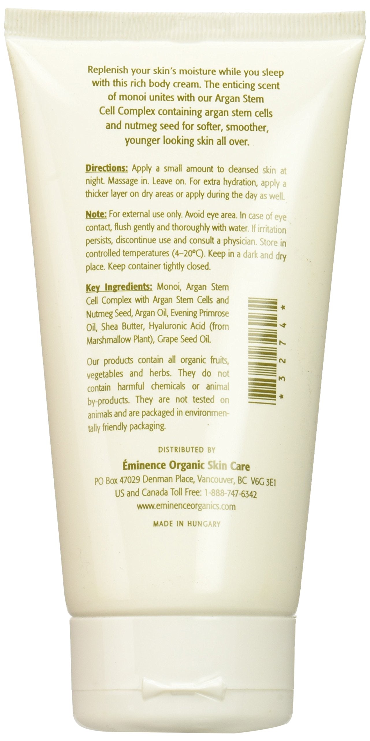 Eminence Monoi Age Corrective Night Body Cream, 5 Fl Oz