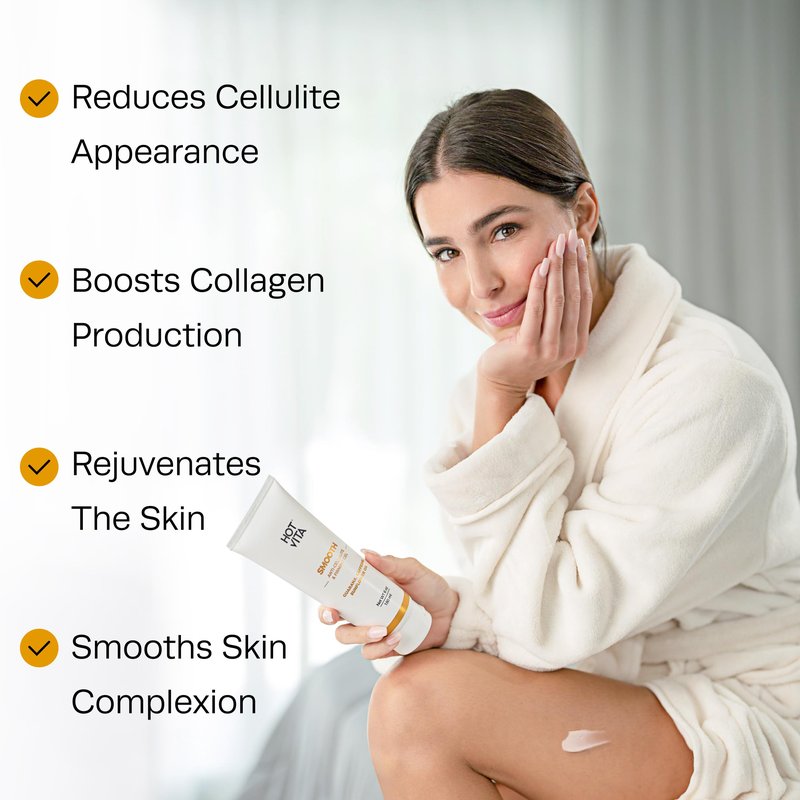 Hot Vita Smooth Body Gel – Skin-Smoothing & Firming Body Gel for a More Toned-Looking Complexion – Hydrating, Fast-Absorbing Formula with Naturally-Inspired Ingredients