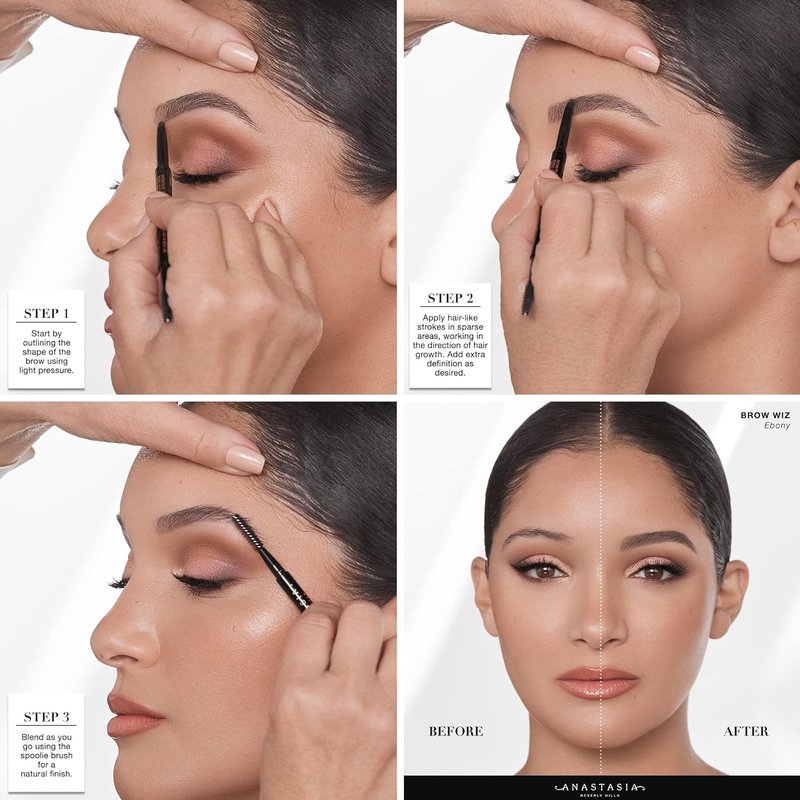 Anastasia Beverly Hills Brow Wiz - Ultra-Slim Eyebrow Pencil for Natural Definition | Waterproof, Smudge-Proof, Longwear