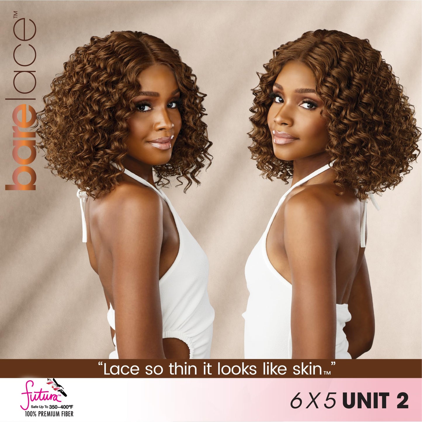 Sensationnel Bare Lace 6x5 Lacewig-Unit 2, BALAYAGEGOLD