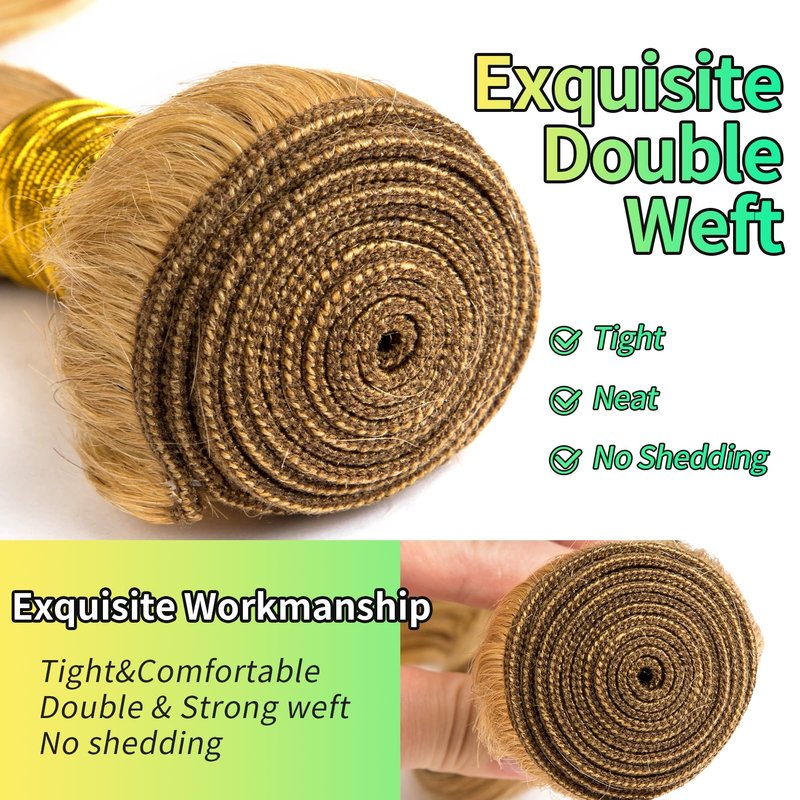Human Hair Bundles Body Wave Honey Blonde, 22 Inch - 1 Bundle, Antousha Body Wave Bundles Human Hair 12A Brazilian Virgin Wavy Hair Bundles for Black Women