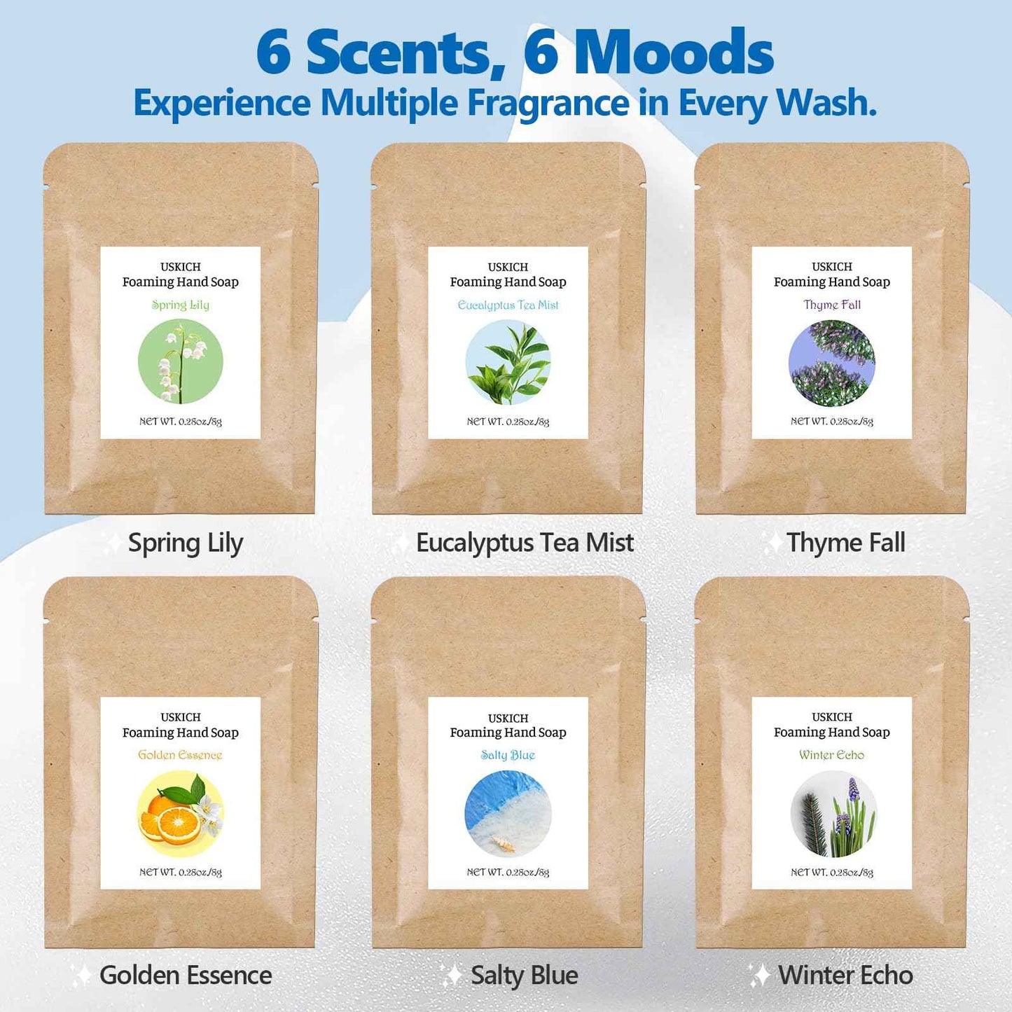 USKICH Clean Home Kit Natural All Purpose Cleaner for Kitchen and Counters