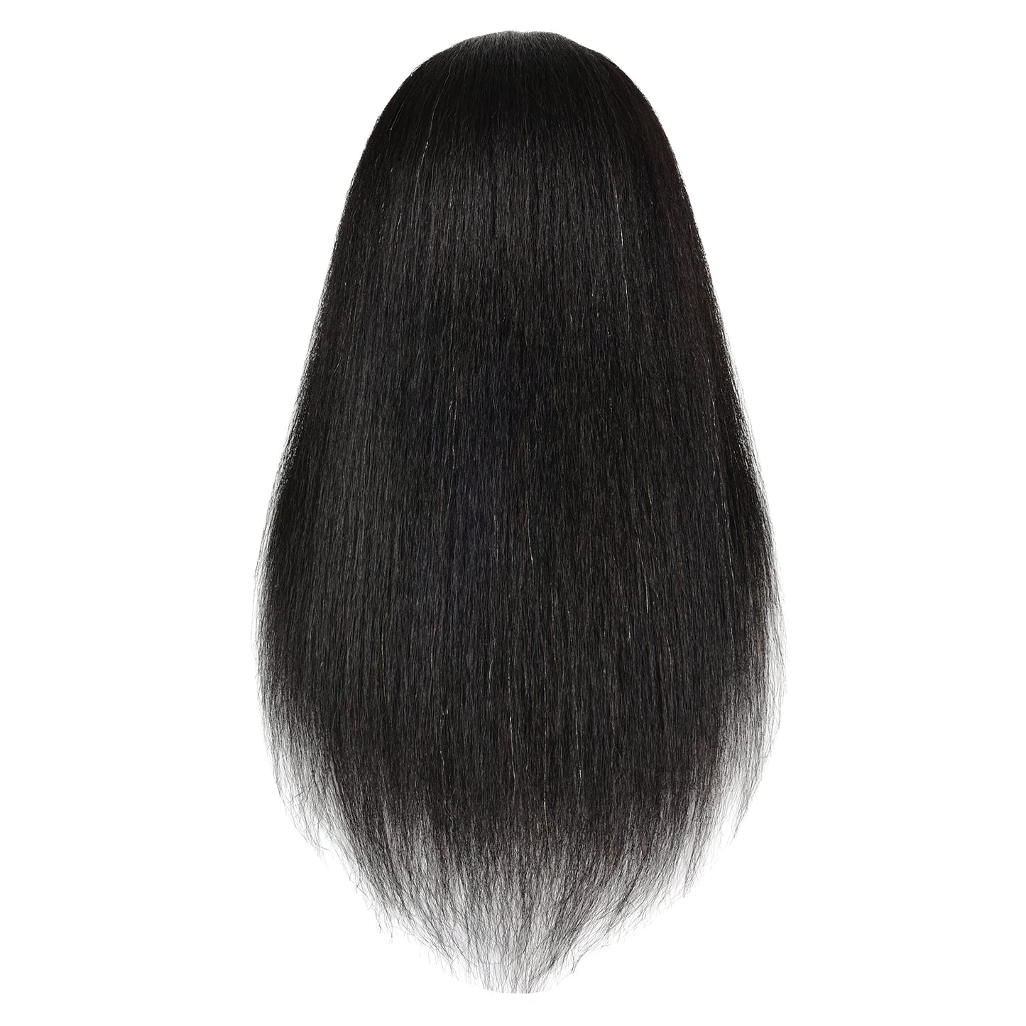 LOHXINHAIR 30 Inch 100% Real Human Hair Mannequin Head Manikin Manican Training Doll Head with Stand for Hairdresser Practice Braiding Styling Bleaching Dyeing Curling Cutting Dark Black