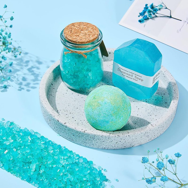 Blueyule Birthday Gift Basket Women, Spa Gifts & Cozy Blanket Gift Set, Unique Christmas Gifts for Her, Self Care Gift Set, Perfect Gift Ideas for Mom, Sister, Friend