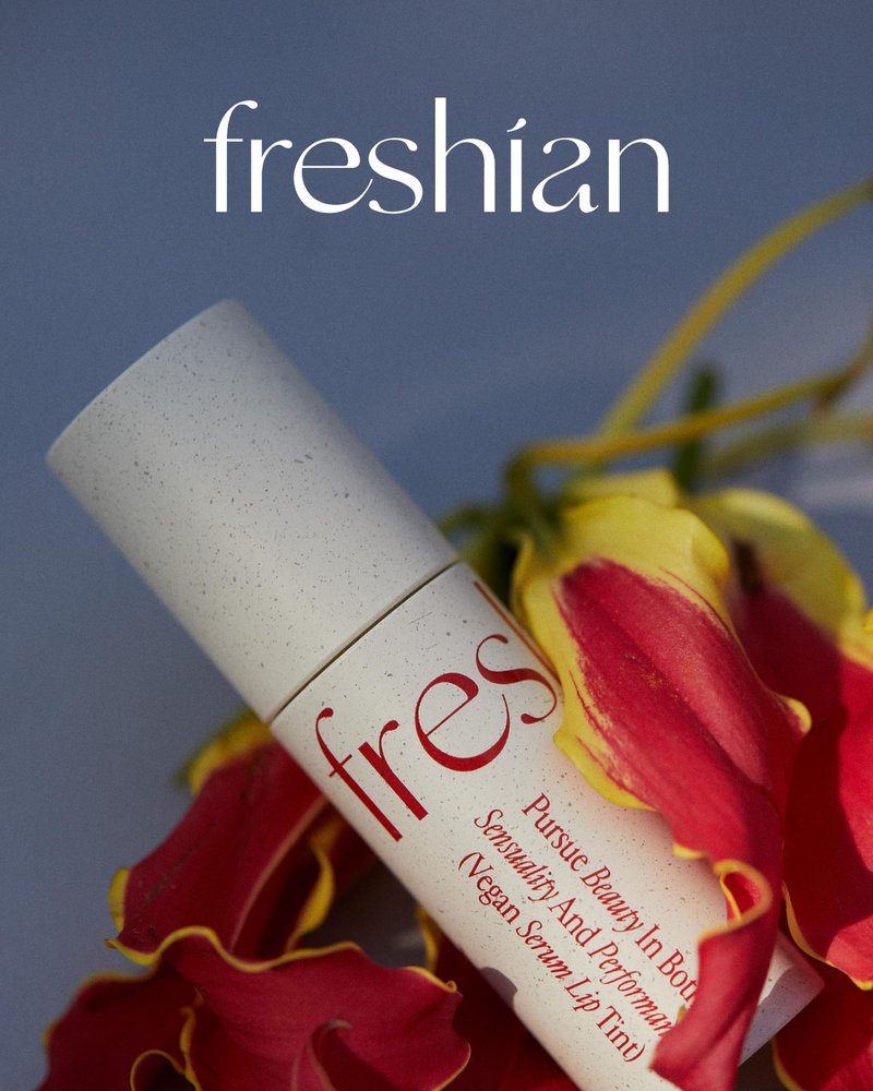 FRESHIAN Vegan Serum Lip Tint (05 Rough, 0.21oz) - Long-Lasting Moisturizing Formula, Lightweight Lip Stain. Korean Makeup Skin Care. Luminous, Hydrated Lips.