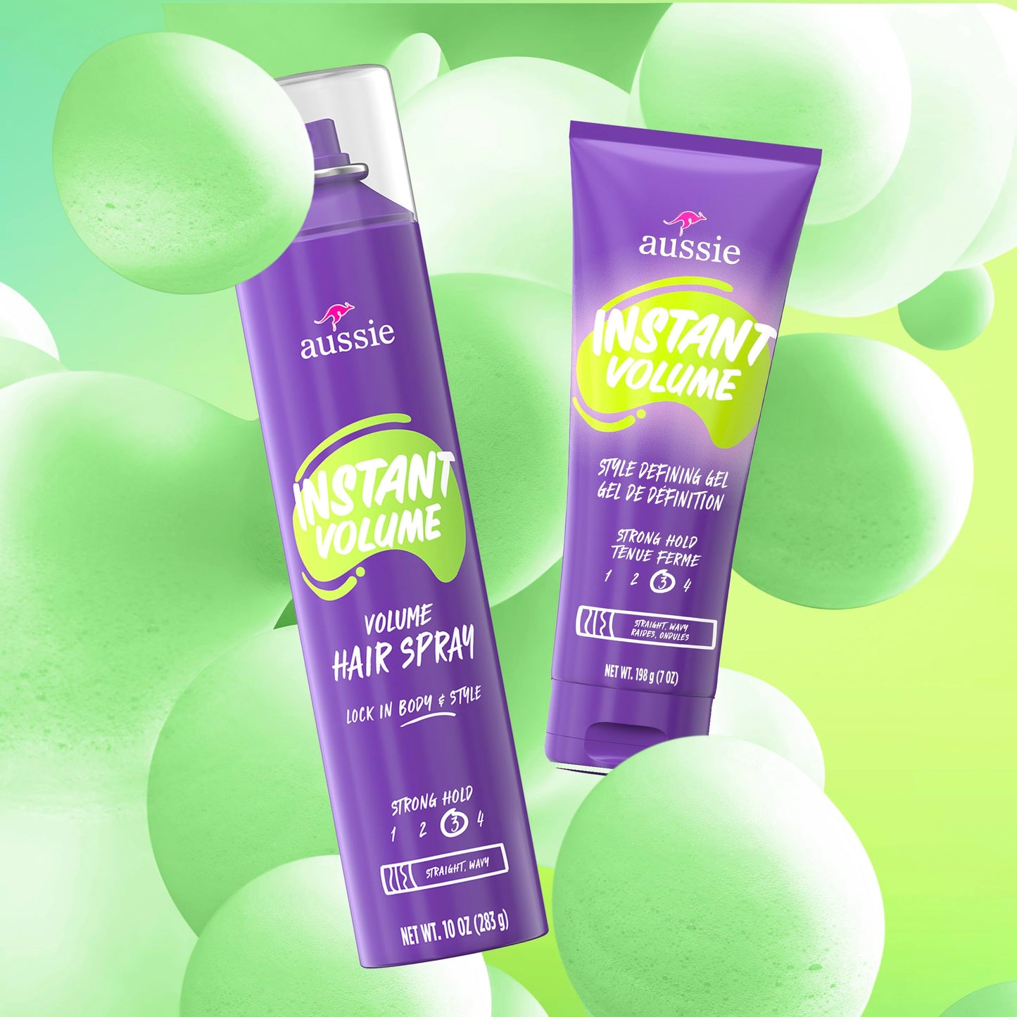 Aussie Instant Volume Mousse Triple Pack, 24-hour Volume Mousse, 6 oz