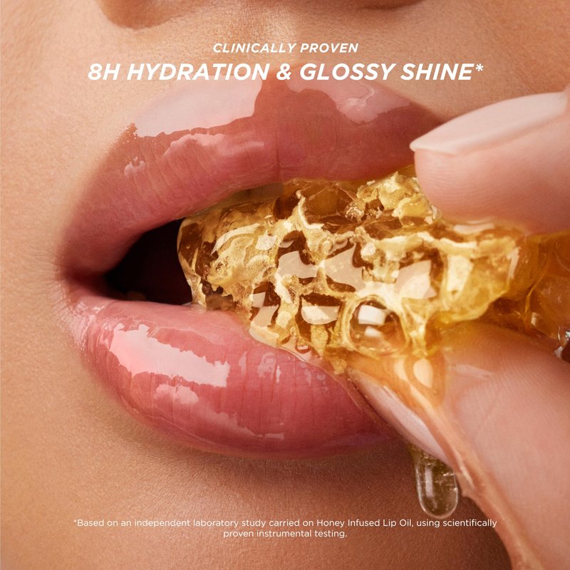Gisou Honey Gloss Duo – Honey Infused Hair Oil & Lip Oil for Long-Lasting Hydration & Shine