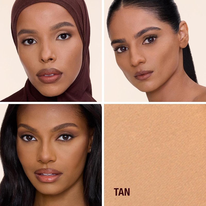 Charlotte Tilbury Airbrush Flawless Finish Setting Powder - Pore-Blurring Face Powder for Shine Control | Soft-Focus Finish