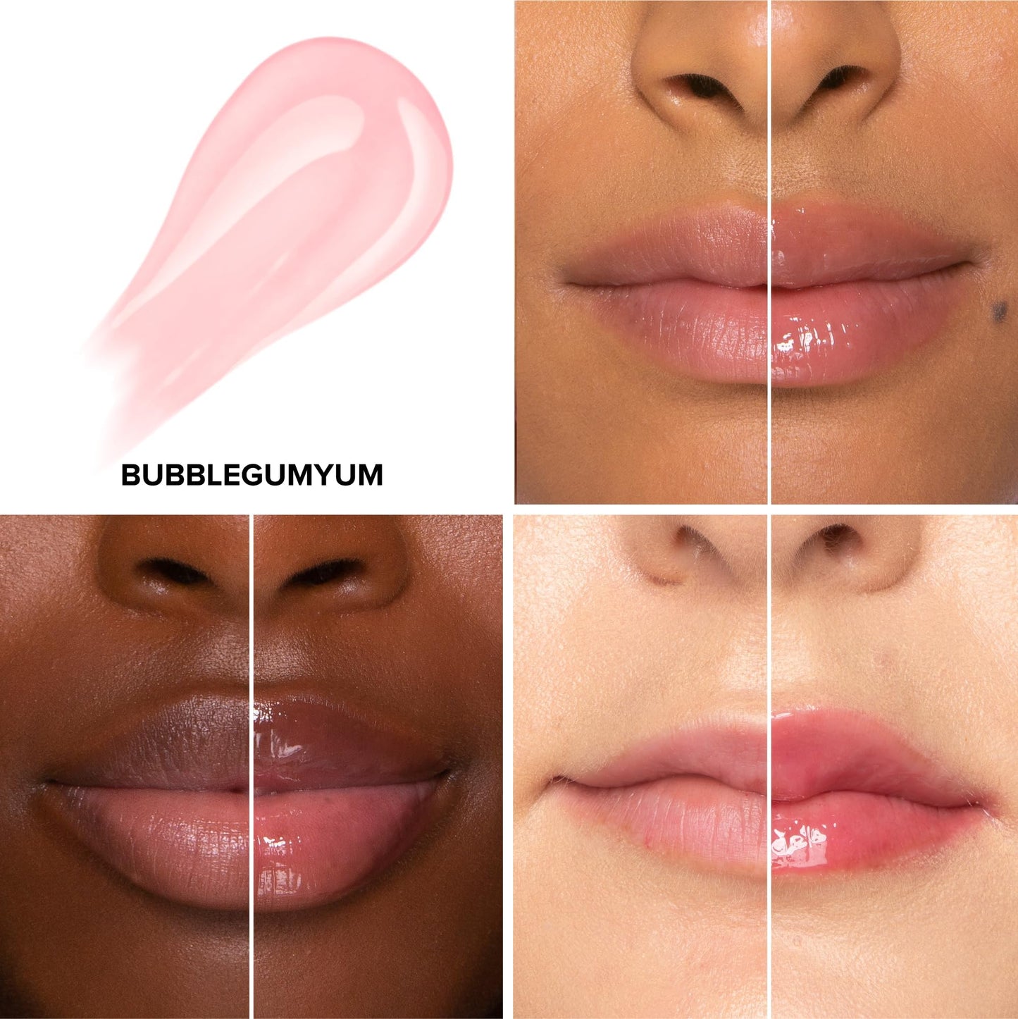 Too Faced Lip Injection Extreme Lip Plumper Gloss | Hydrating, Glossy, & Helps Volume Appear Fuller Over Time, 0.14 Fl Oz, Bubblegum Yum