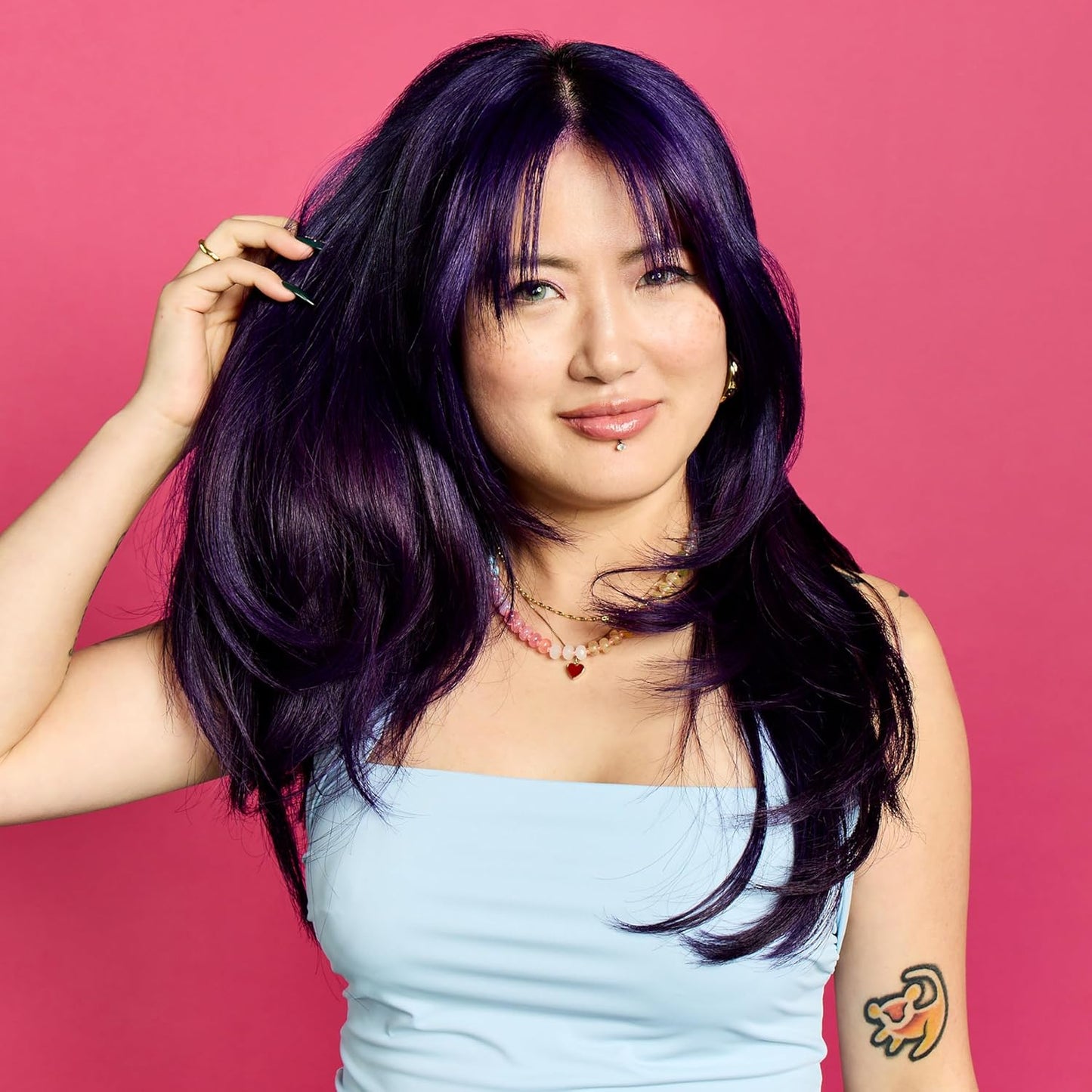 Arctic Fox Semi-Permanent Hair Dye - Purple AF | Vegan, Cruelty-Free, Ammonia-Free - 8 Fl Oz
