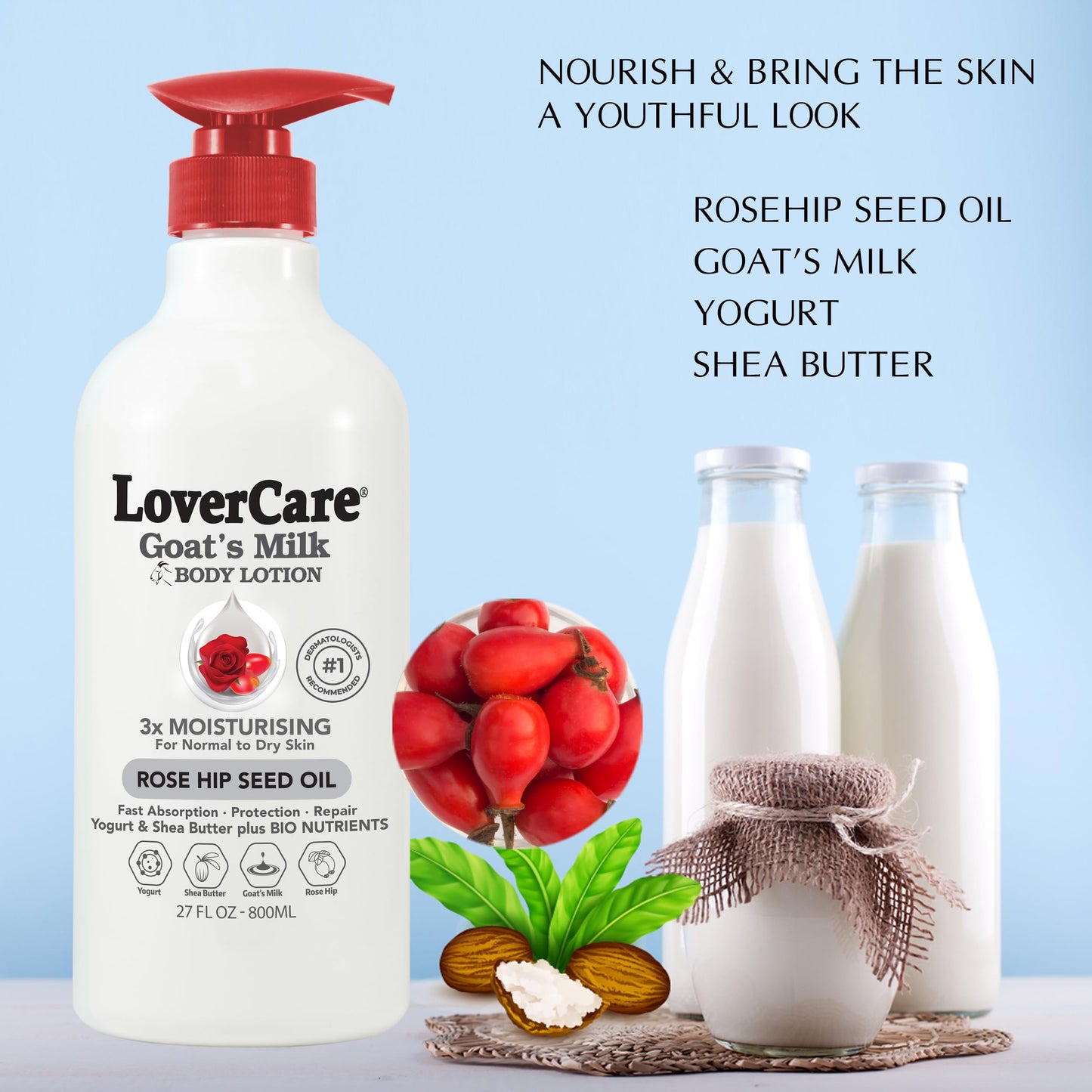 Lover's Care NEW Goat's Milk Body Lotion