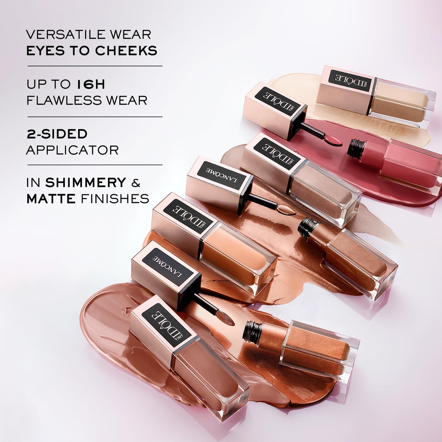 Lancôme Idôle Tint Long Wear Liquid Eyeliner & Eyeshadow - Multi-Use Eye Makeup in Matte & Shimmer Finishes - Buildable Color & Up to 16H of Wear - 04 Sienna: Apricot Crush Matte
