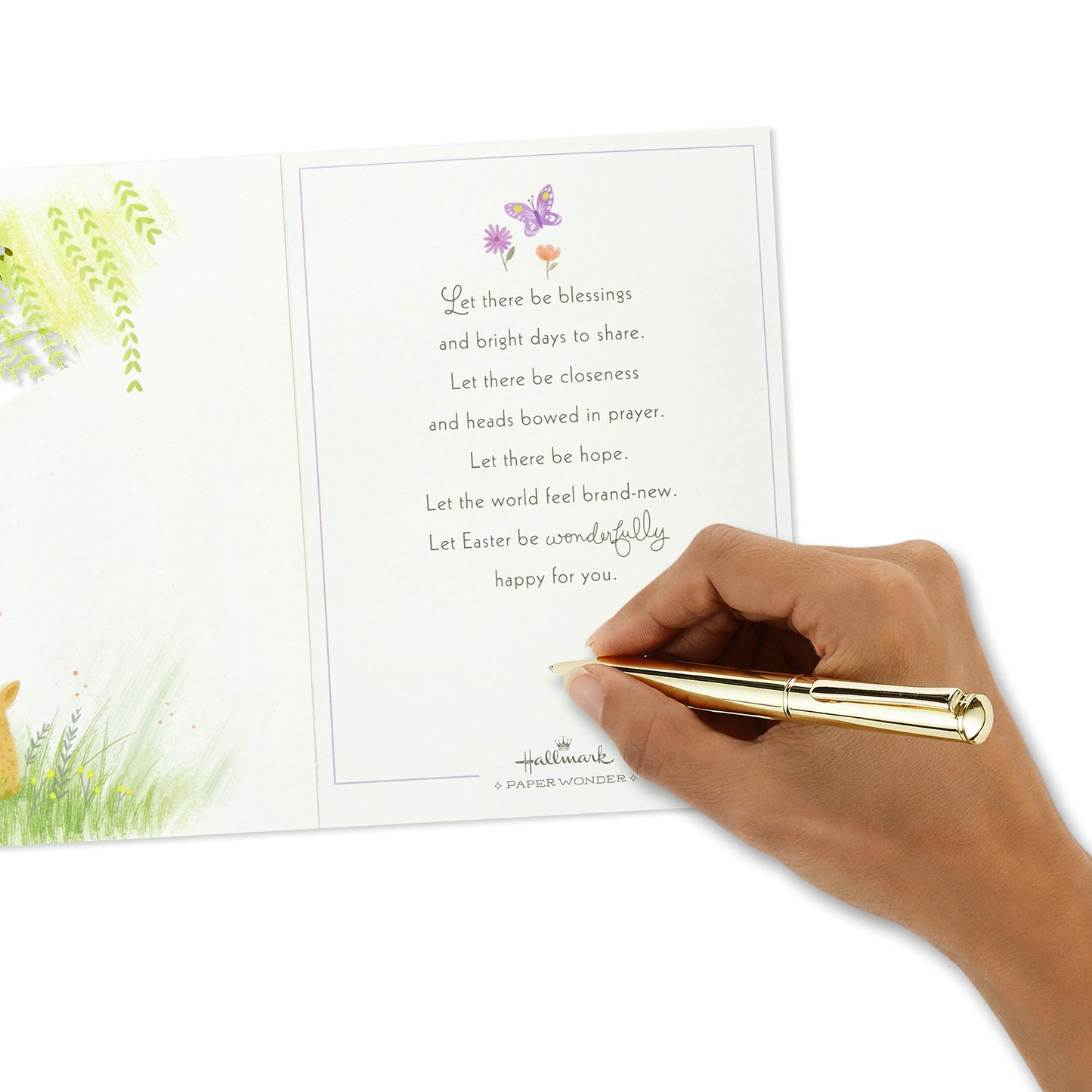 Hallmark Paper Wonder Displayable Pop Up Easter Card (Blessings to You Church)