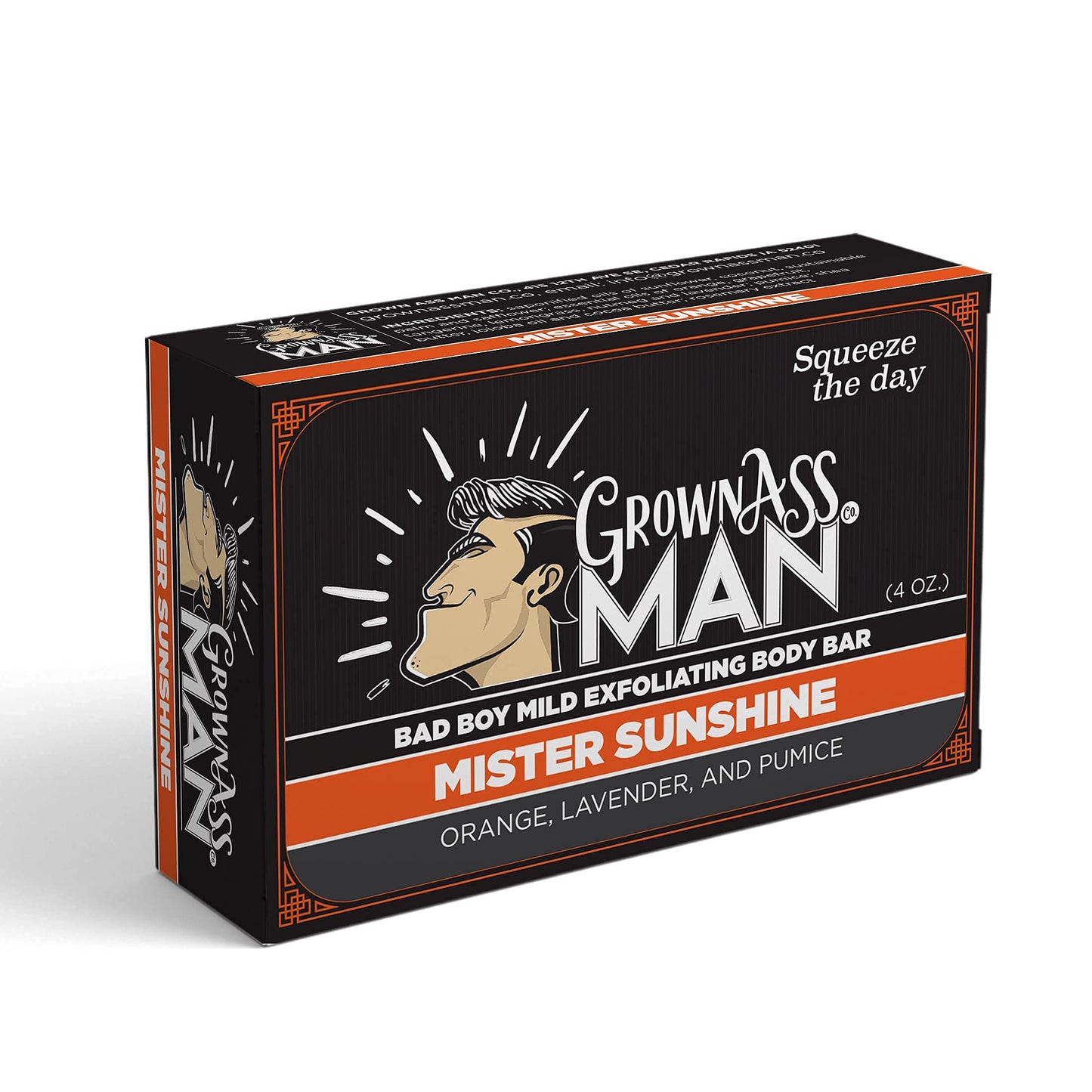 Grown Ass Man Co. Body Bars (Mild Exfoliating Variety Pack, 3-Pack)