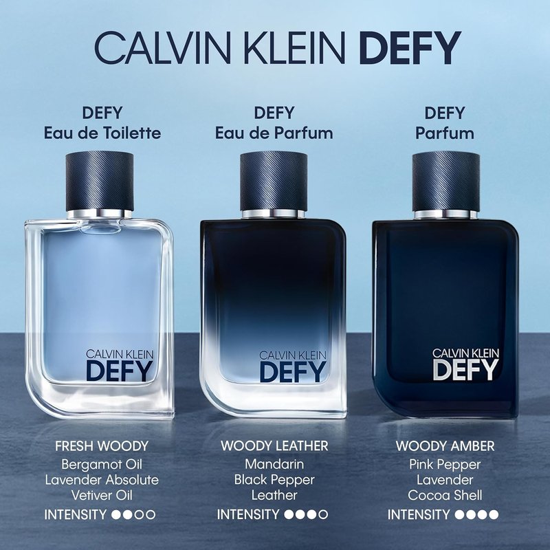 Calvin Klein Defy Men's Deodorant - Bergamot, Lavender & Vetiver Scent | Long-Lasting Freshness