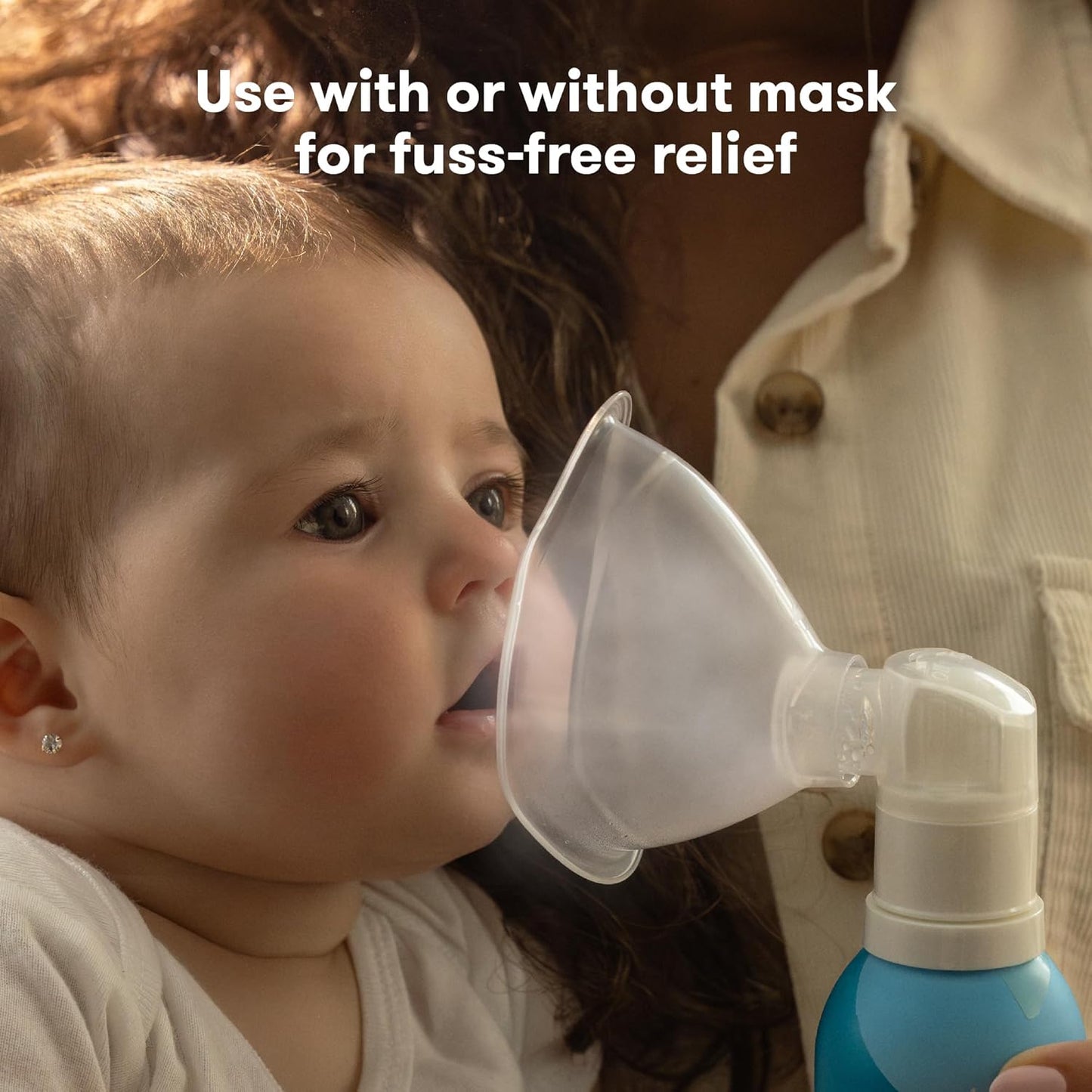 Frida Baby Saline Mist Nasal Inhaler - Decongestant Spray for Kids | Soothes Stuffy Nose & Sore Throat