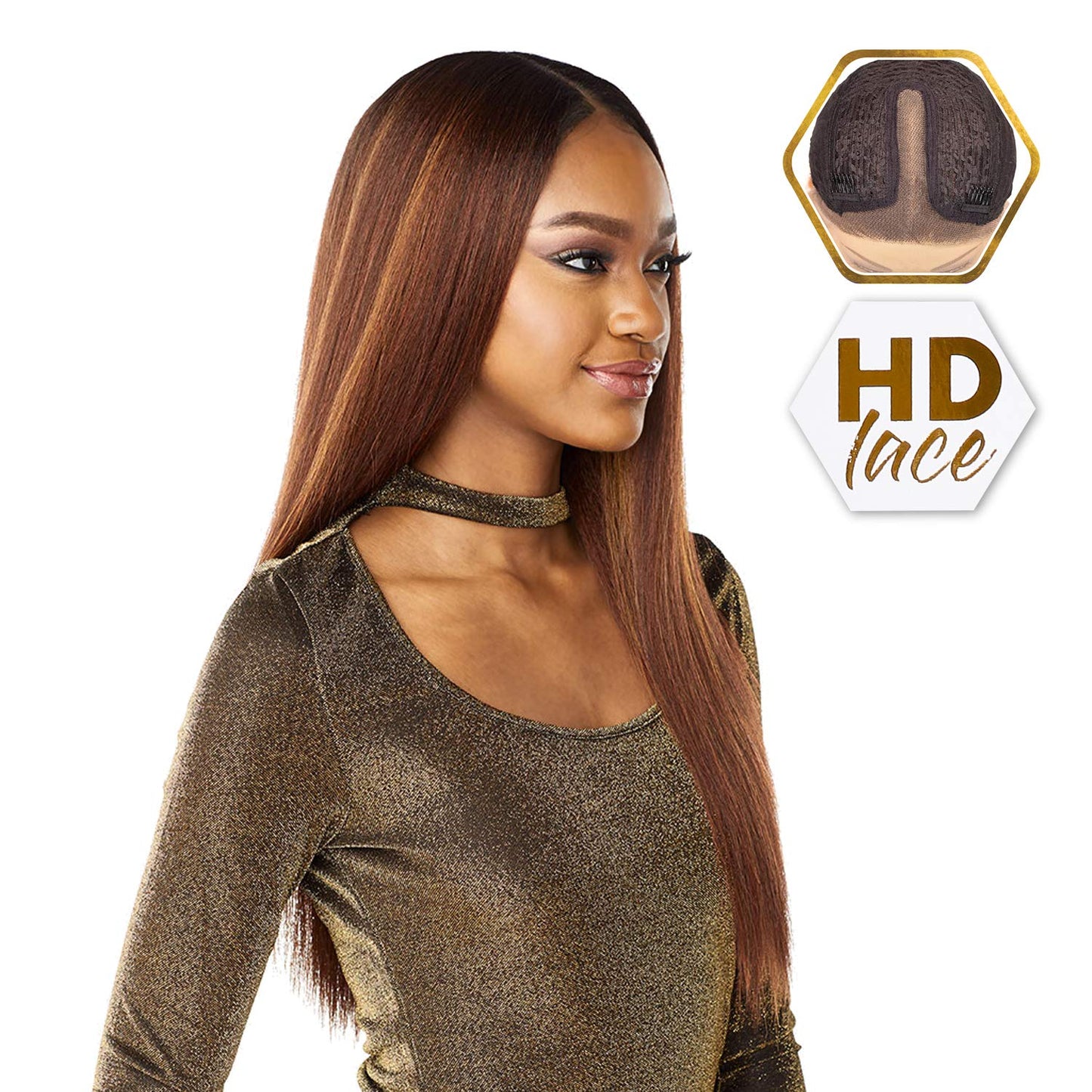 Sensationnel Synthetic HD Lace Front Wig - BUTTA UNIT 6 (1 Jet Black)