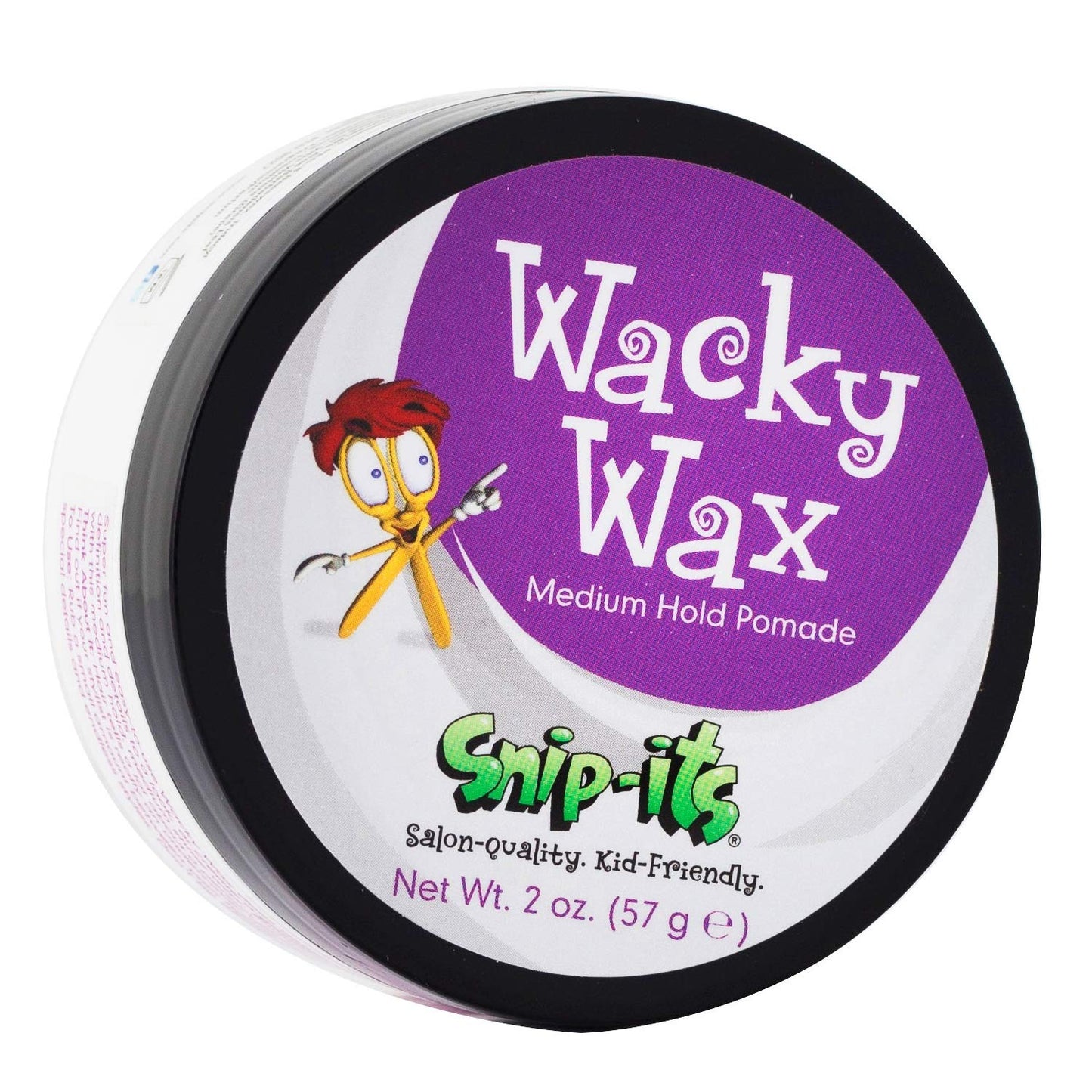 Snip-its Wacky Kids Hair Wax 2oz | Medium Strong Hold Baby Hair Gel Alternative with Fresh Tropical Fragrance – All Natural Salon Quality Product Made in USA