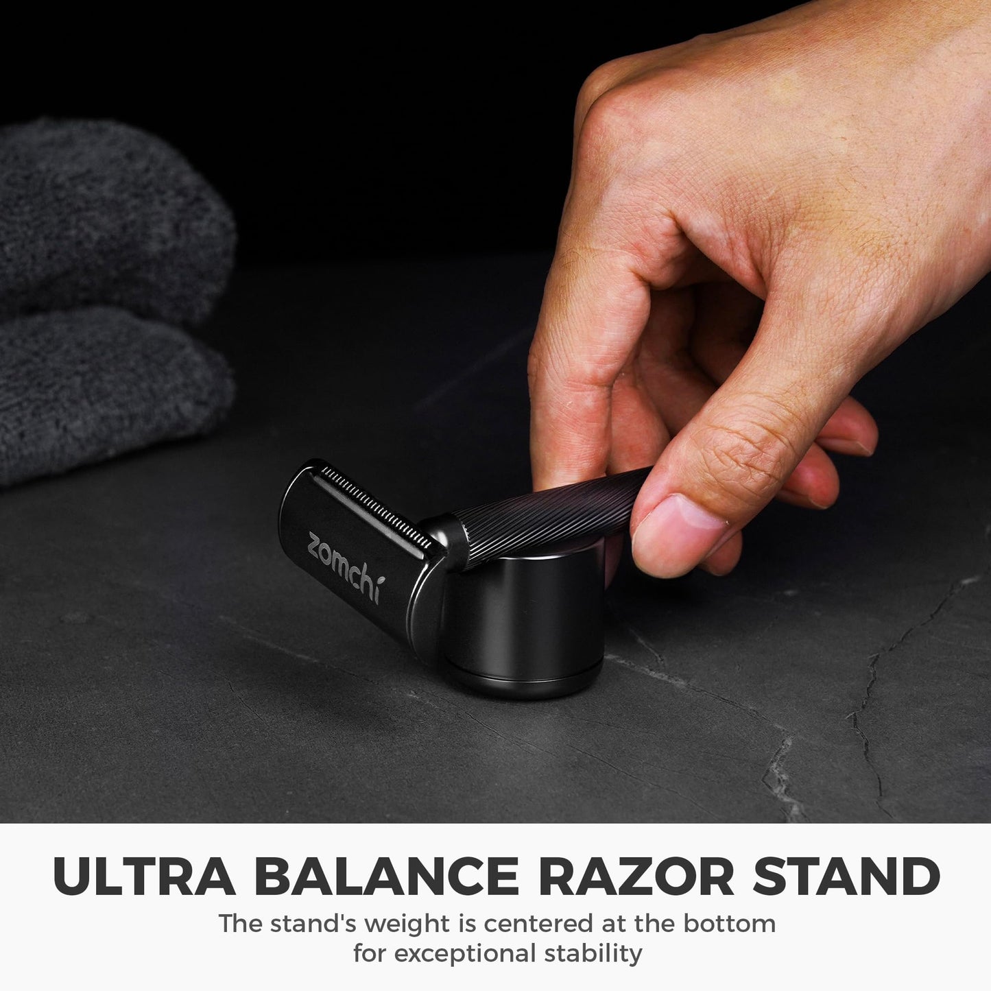 Double Edge Safety Razor with Stand, Version 2.0 Includes 10 Blades