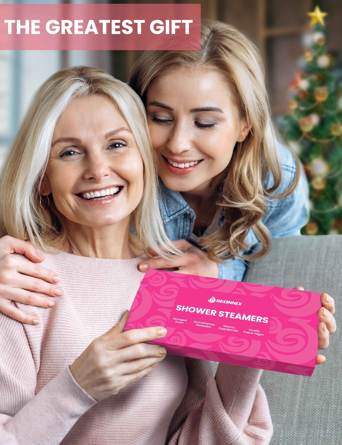 SEONNIX 15 Pack Tangerin & Lemon Shower Steamers Aromatherapy & 8 Pack Shower Steamers Aromatherapy