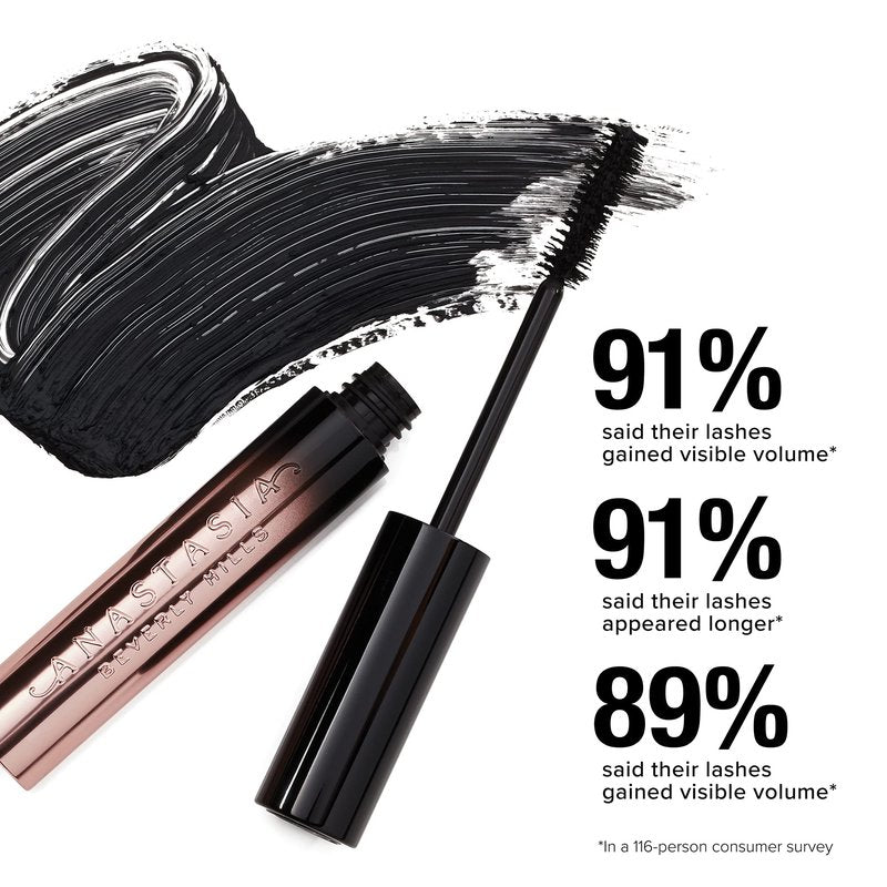 Anastasia Beverly Hills Lash Brag Mascara - Long-Wearing Clump-Free Formula for Bold, Thickened Lashes with All-Day Lift