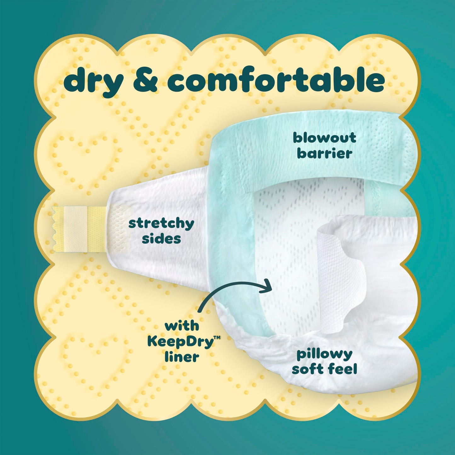 Pampers Swaddlers Diapers, Size 2 (10-22 lbs), 84 Count, Hypoallergenic, Absorbent, Keeps Baby Dry and Comfortable, Skin Safe Disposable Baby Diaper