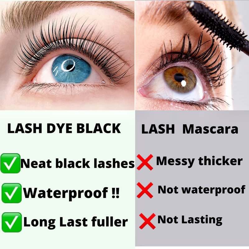 Eyelash Perm Eyebrow Lamination 2 in 1 Kit Easy DIY at Home 5 Minutes Curl Lift Long-Lasting a Month Professional Tool Make Lash and Brow More Volume 6 Weeks (2 1-Lash kit), Black