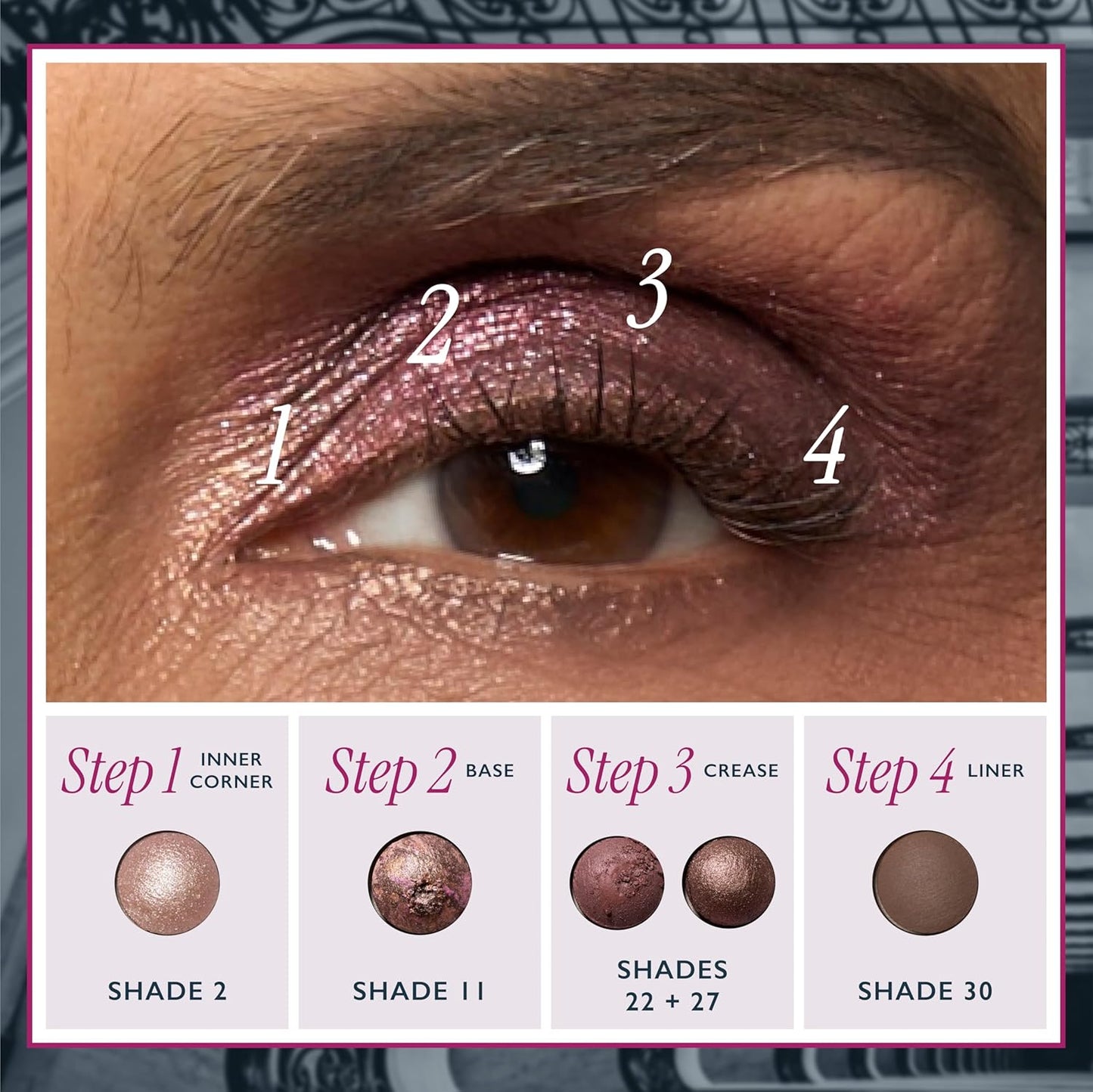 Laura Geller The Ultimate Palette - 31 Baked Eyeshadows in Classic & Marble | Matte & Shimmer Finishes
