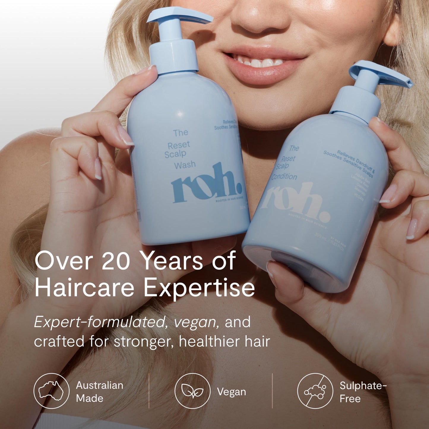 ROH Hydrate Hair Oil 60ml - Hydration & moisture for dry and dehydrated hair, Cruelty-Free
