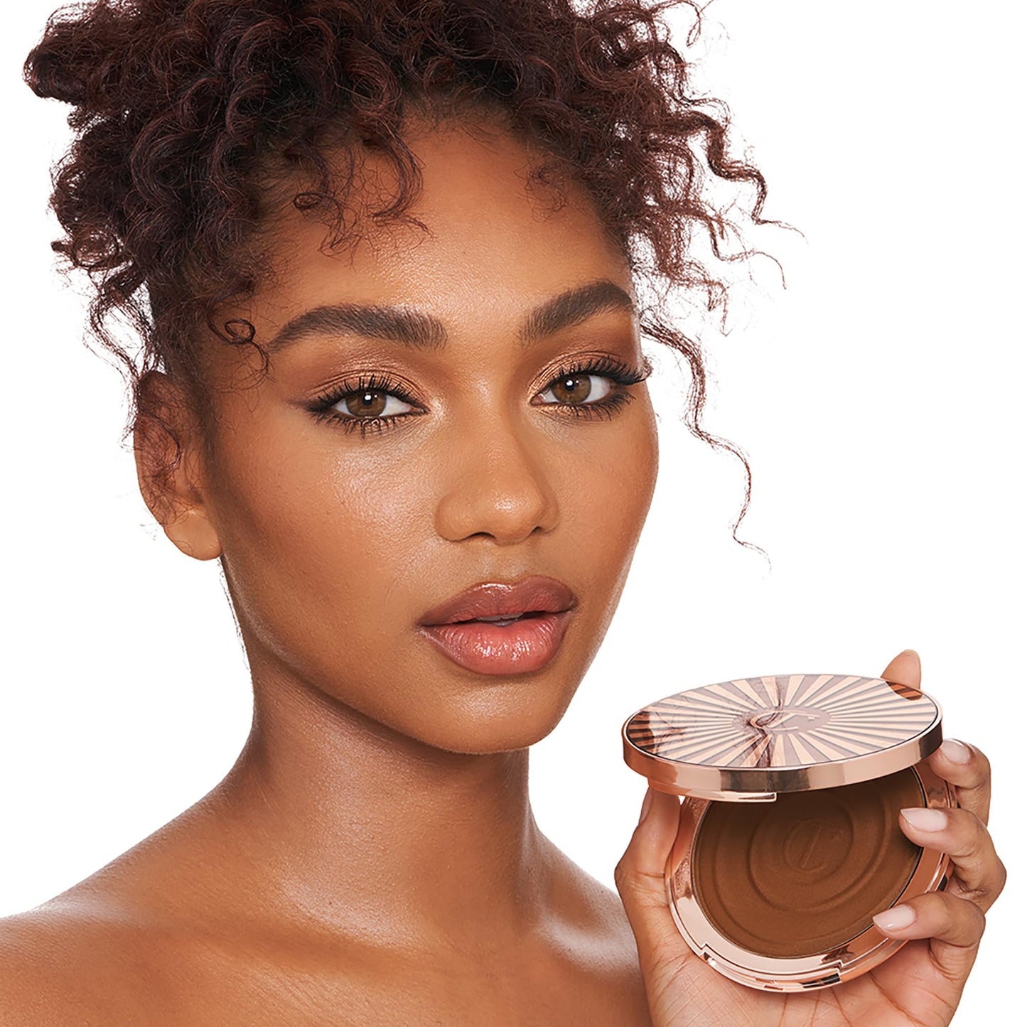Charlotte Tilbury Beautiful Skin Face Makeup & Body Cream Bronzer - Hydrating Hyaluronic Acid & Pro Vitamin D3 to Blur for a Sun-Kissed Glow - Up to 16Hr Wear, Sweat & Humidity Proof - 3 Tan