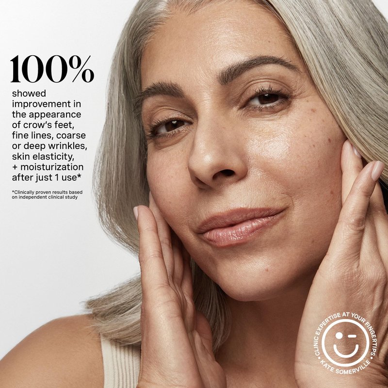Kate Somerville Wrinkle Warrior® 2-in-1 Plumping Moisturizer + Serum – Hydrating Formula with Hyaluronic Acid, Smooths Fine Lines, Firms Skin & Boosts Radiance, 1.7 Fl Oz