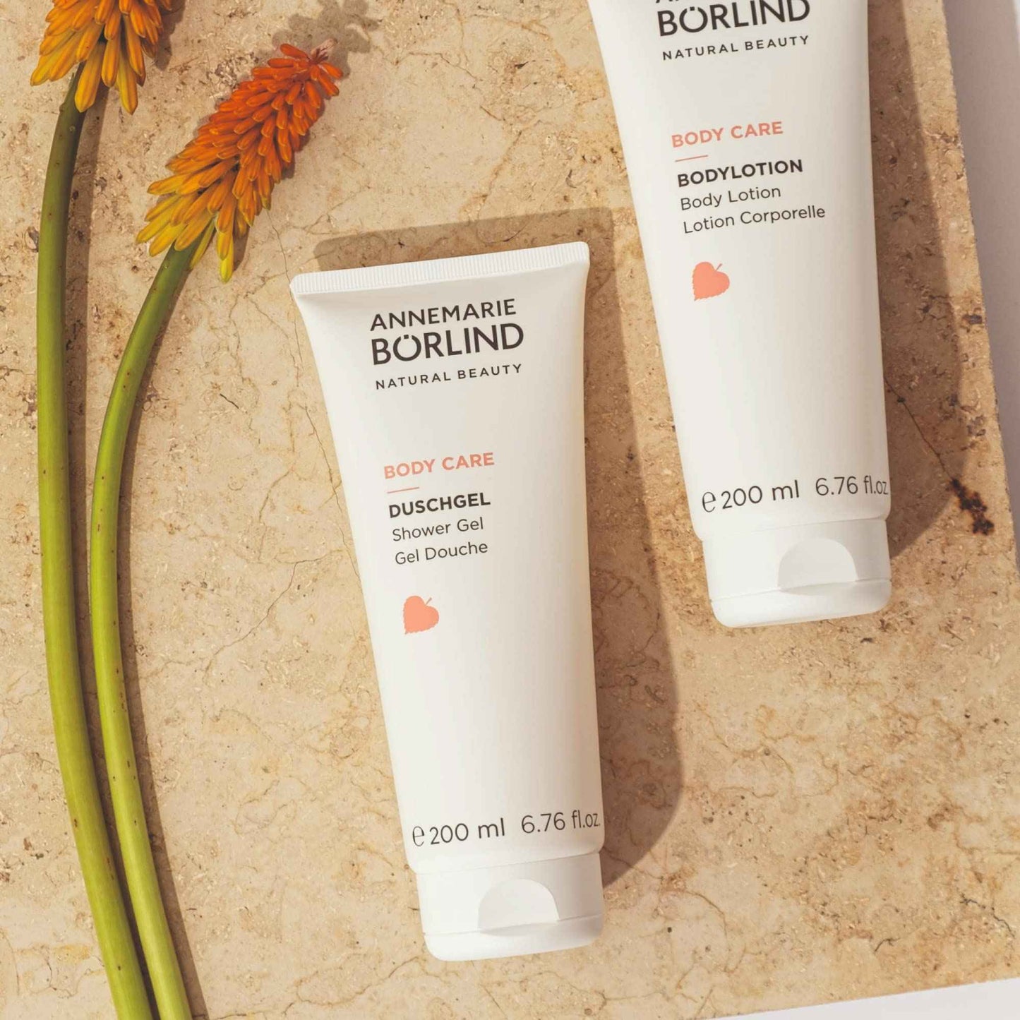 ANNEMARIE BÖRLIND - BODY CARE Shower Gel - cleansing, pampering & revitalizing skin care, with organic lime tree & torch lily extract, vegan, 6.76 Fl. Oz.