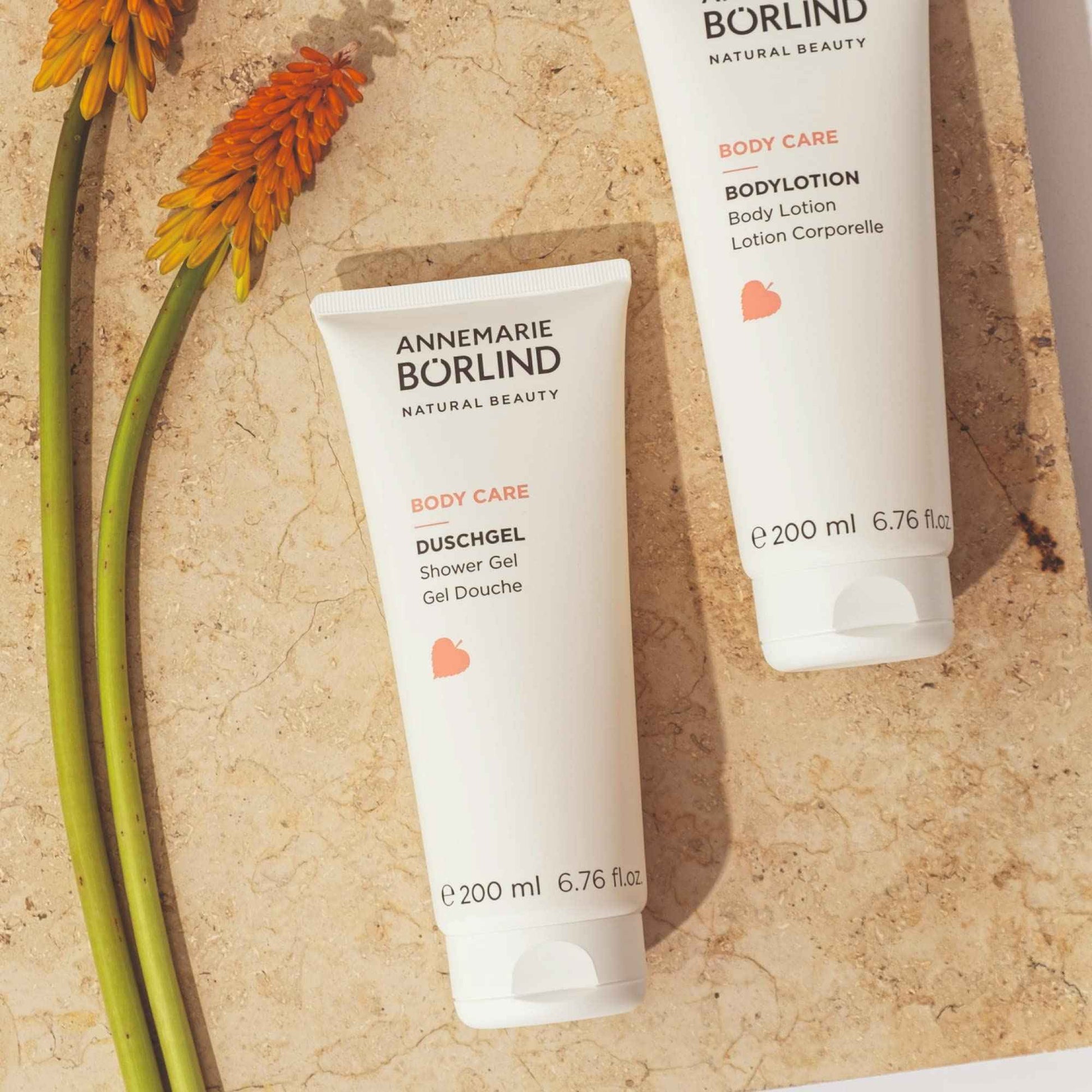 ANNEMARIE BÖRLIND - BODY CARE Shower Gel - cleansing, pampering & revitalizing skin care, with organic lime tree & torch lily extract, vegan, 6.76 Fl. Oz.