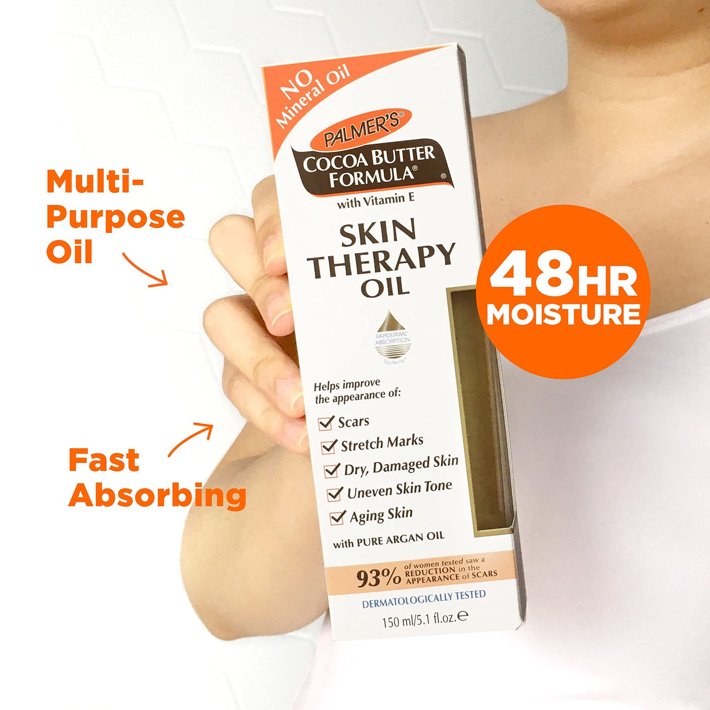Palmer's Cocoa Butter Formula Moisturizing Skin Therapy Oil for Face with Vitamin E, C & 10 Pure Facial Oil Blend, Rosehip Fragrance (1 Ounce) and Palmer's Cocoa Butter Formula Skin Therapy Moisturizing Body Oil with Vitamin E (5.1 Ounces)