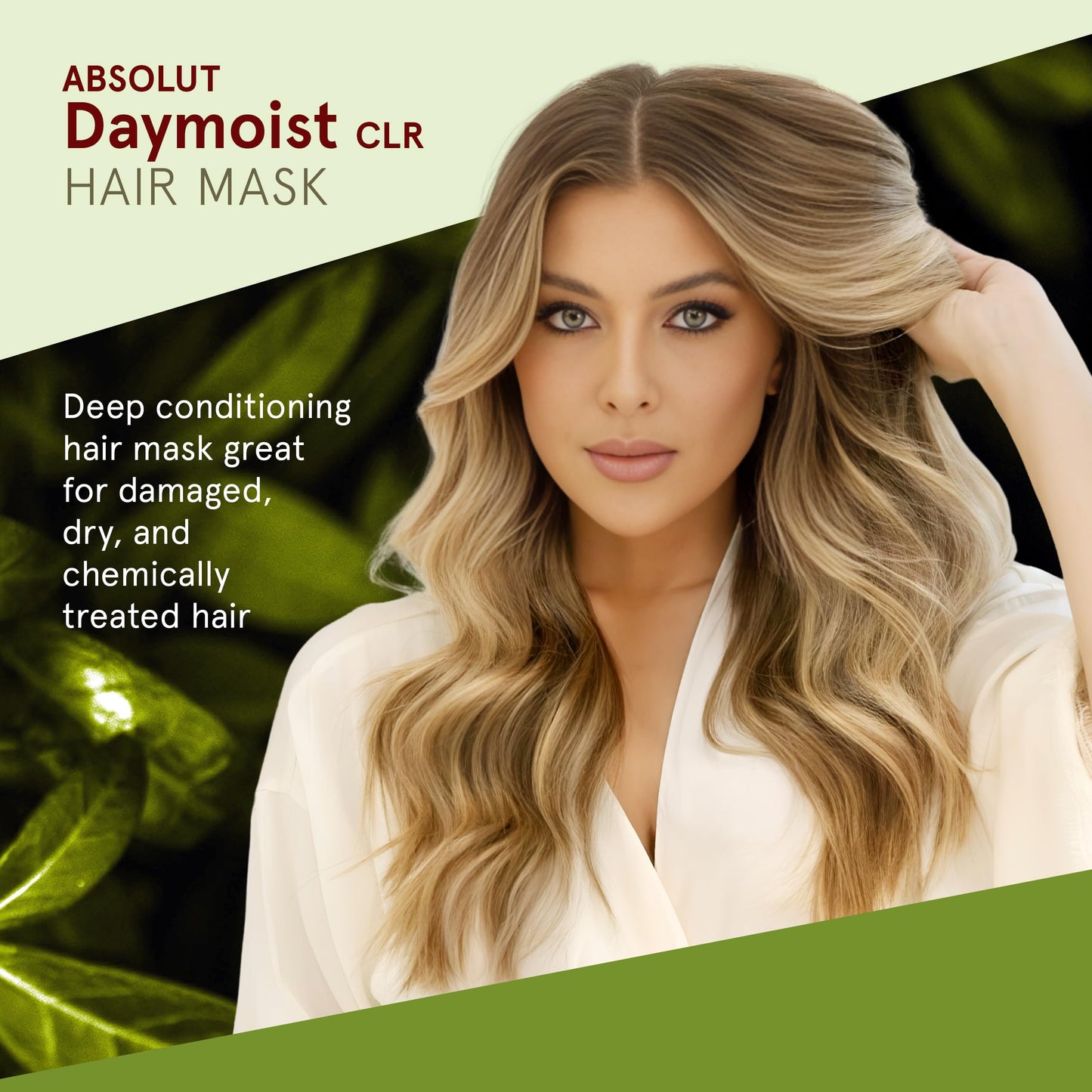 INOAR DayMoist Ultra Moisturizing Hair Mask with Beet Extract for Intense Conditioning & Shine, 8.8 Fl Oz